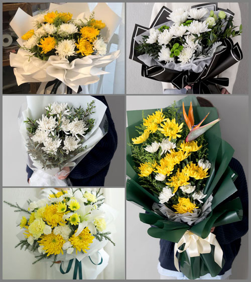 河南南阳邓州市张楼乡门庙村白事花束代送